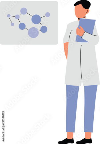 Chemical analytic illustration
