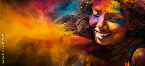 Create a poem capturing the essence of Holi, incorporating imagery of colors, music, and dance.