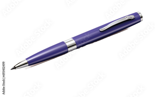 Sleek Ballpoint High Quality Smooth Writing on a White or Clear Surface PNG Transparent Background