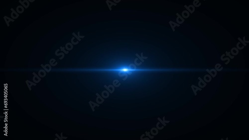 4K Spot Light, Bokeh, cinematic light flash, Shine optical lens flares light streaks shine ray animation on black background. dynamic kinetic bright star illustration flash light rays effect photo