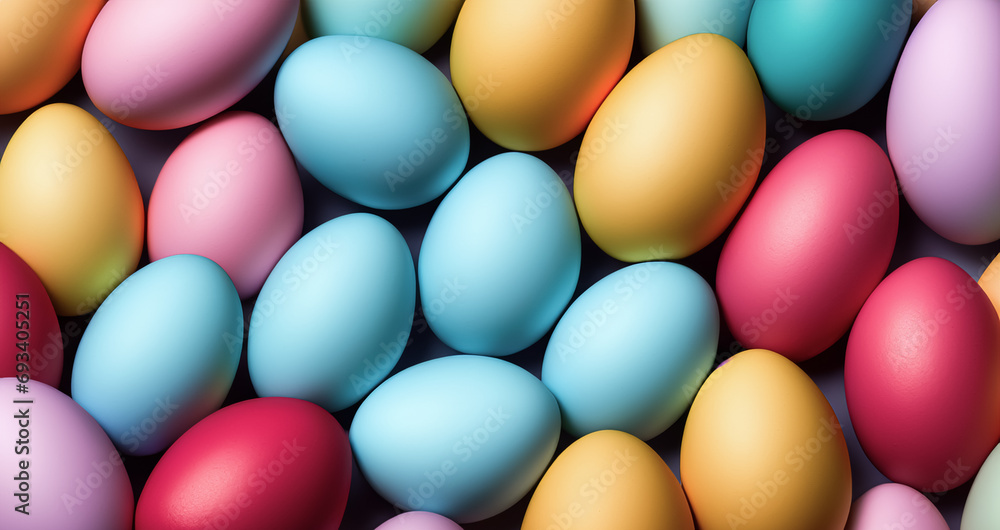 Pile of colorful easter eggs Pile of colorful easter eggs