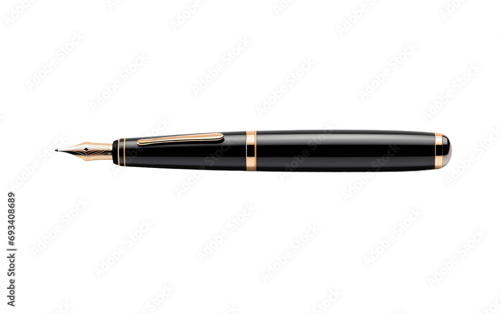 Contemporary Fountain Pen Sleek Design Elegance on a White or Clear Surface PNG Transparent Background Contemporary Fountain Pen Sleek Design Elegance on a White or Clear Surface PNG Transparent Background