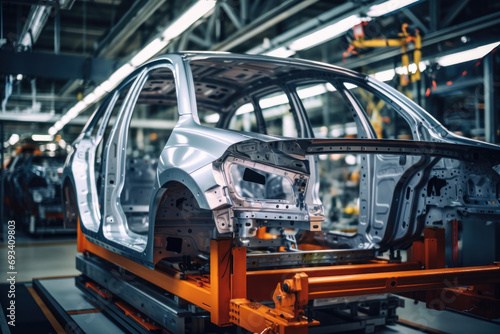 Automated assembly line for robot manipulators for the production of high-tech electric vehicles running on clean energy © Anoo