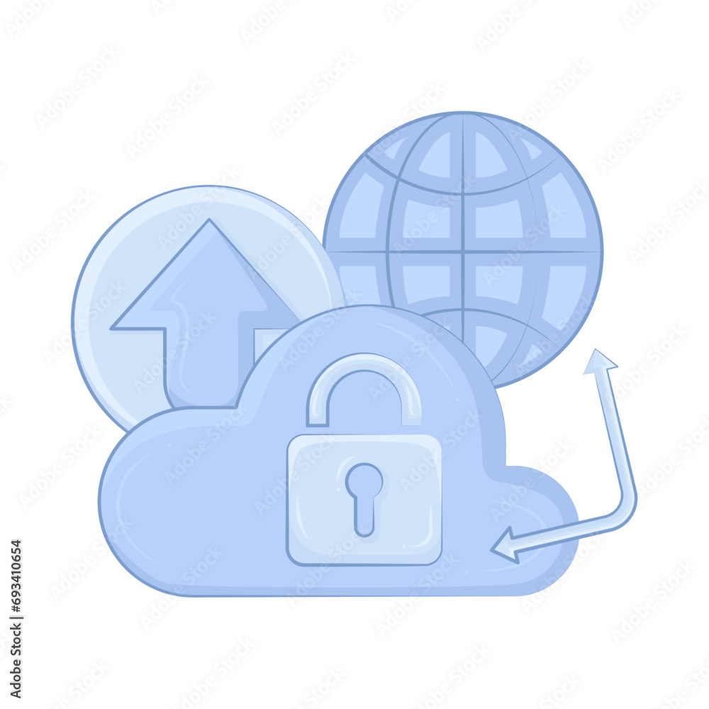 illustration of upload illustration of upload