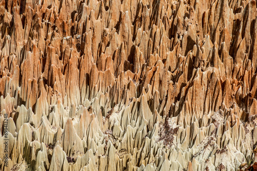 El arte de la erosión: Tsingy rojo, tesoro de Madagascar Las fotos del Tsingy Rojo son las pinceladas de un artista invisible, donde la erosión crea esculturas rocosas que desafían la gravedad. photo