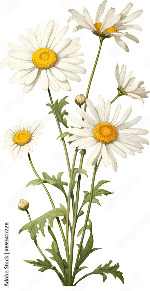 White chrysanthemum isolated on transparent background White chrysanthemum isolated on transparent background