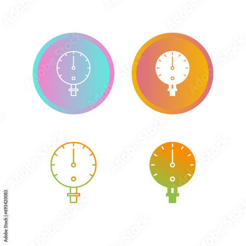 Manometer Vector Icon