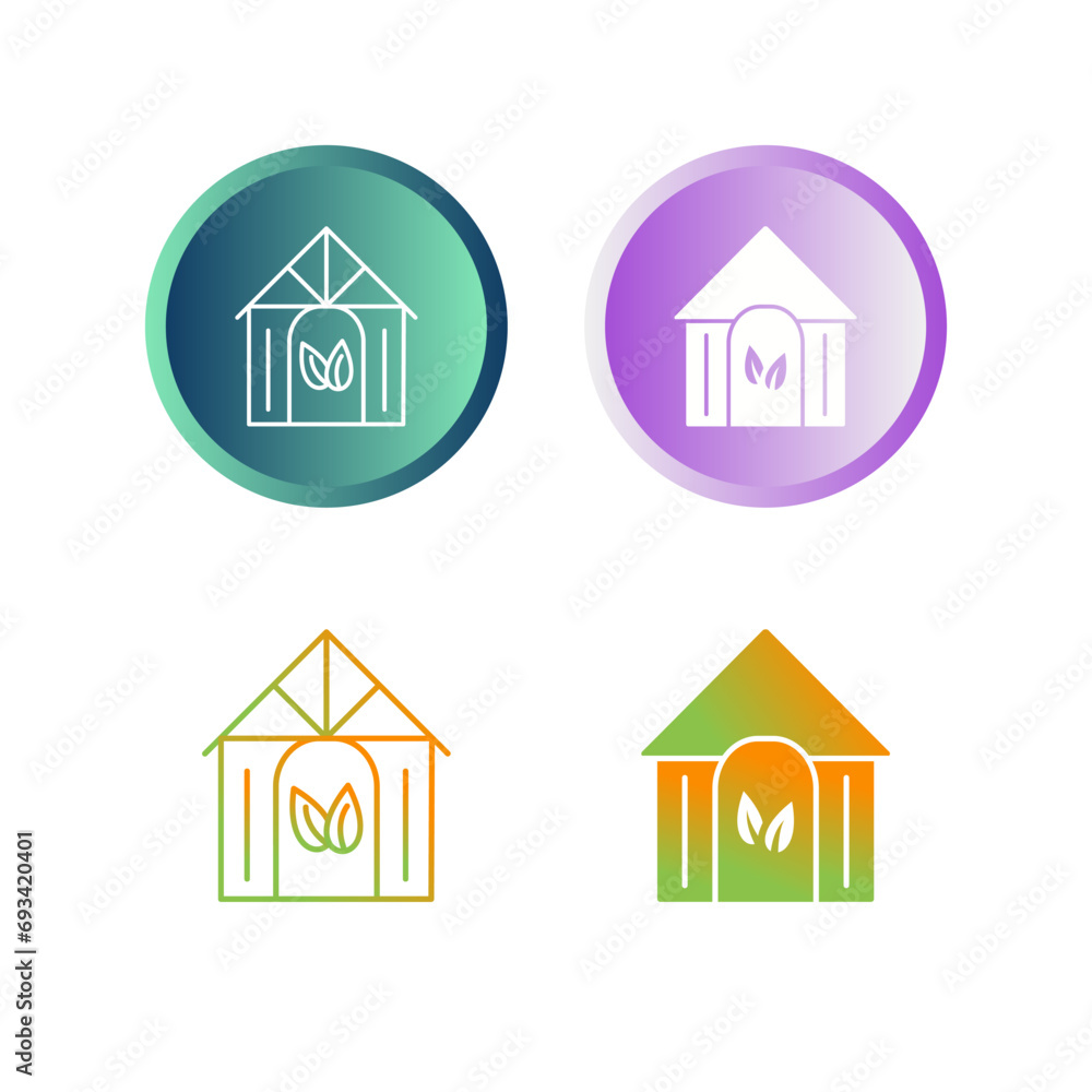 Eco friendly Building Vector Icon Eco friendly Building Vector Icon