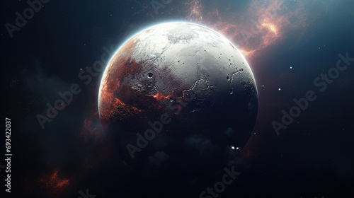 Pluto, dwarf planet Pluto, generative ai