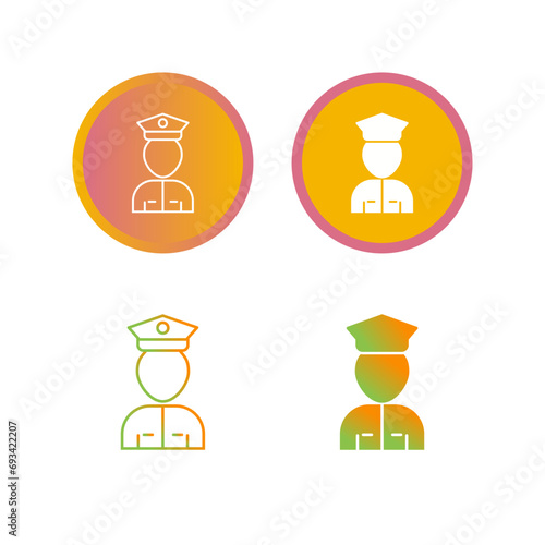 Airport Security Vector Icon