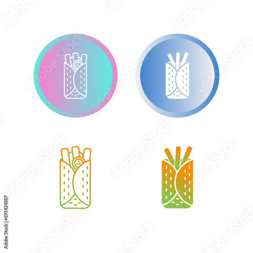 Fajita Vector Icon