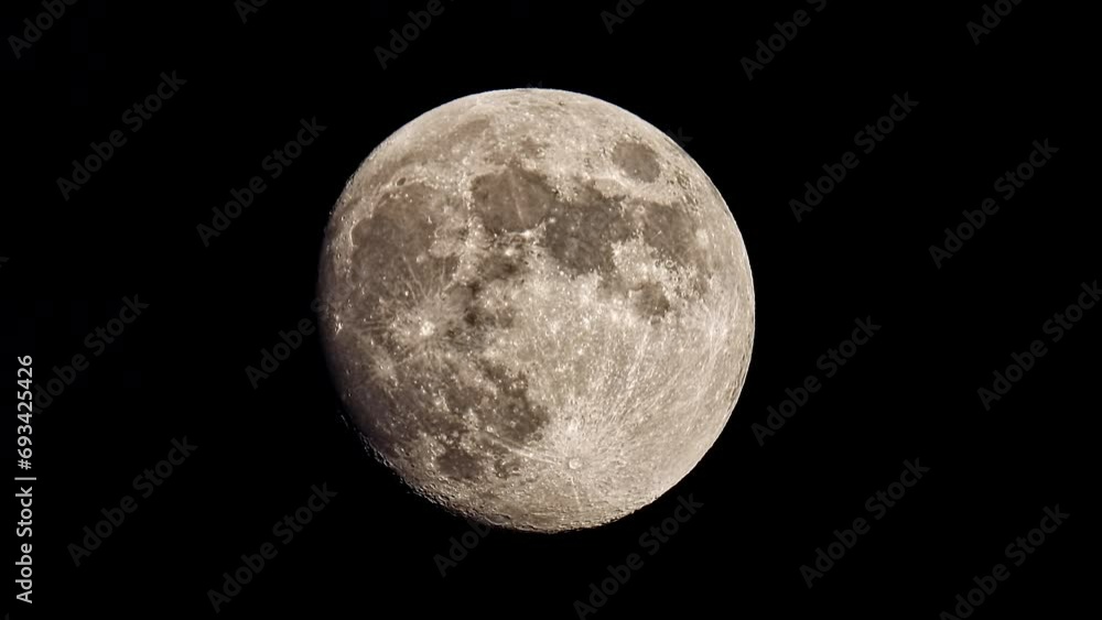 Crisp lunar surface captured in sharp relief. Crisp lunar surface captured in sharp relief.