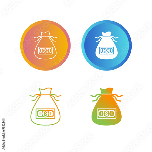 Money Bag Vector Icon