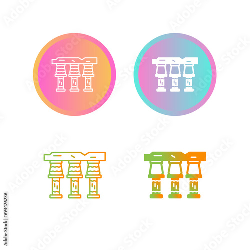 Luxor Temple Vector Icon