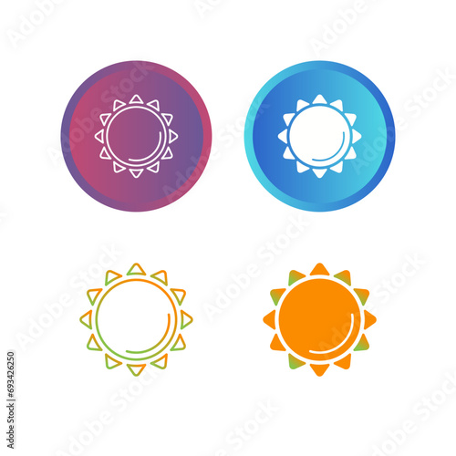 Sun Vector Icon