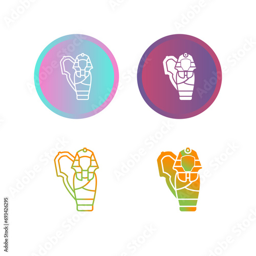Sarcophagus Vector Icon