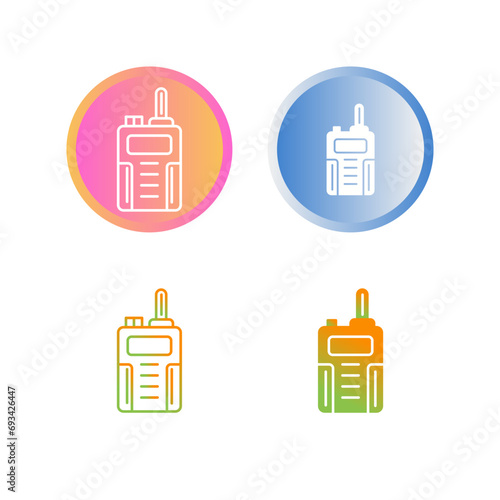 Walkie Talkie Vector Icon
