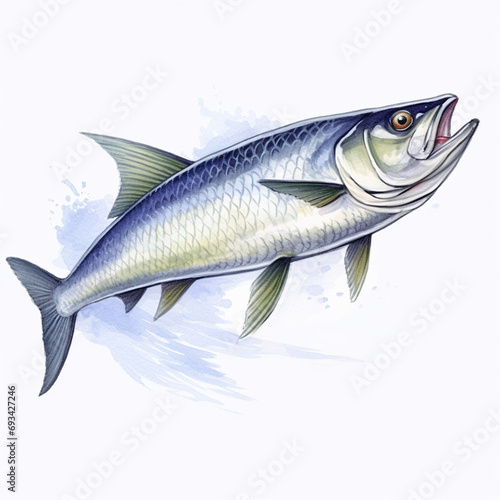 Highly detailed illustration of a tarpon fish © Digital Artworks