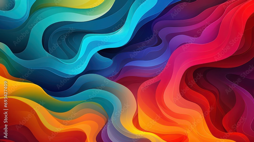 abstract colorful background with waves abstract colorful background with waves