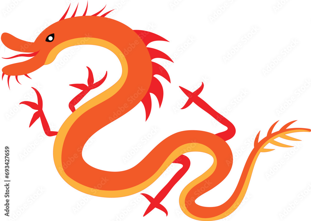 dragon Vector image or clip art. chinese new year animal dragon 2024 dragon Vector image or clip art. chinese new year animal dragon 2024