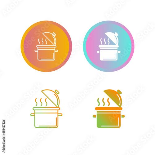 Cooking Pot Vector Icon