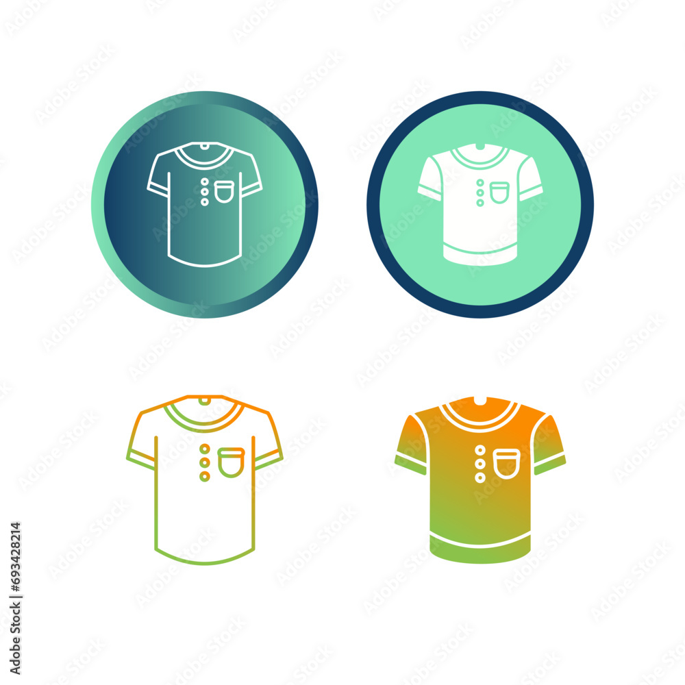 T Shirt Vector Icon T Shirt Vector Icon