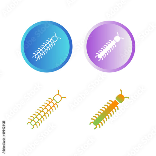 Centipede Vector Icon