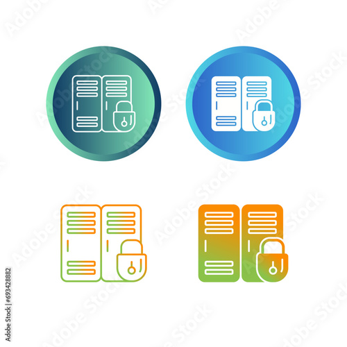 Locker Vector Icon
