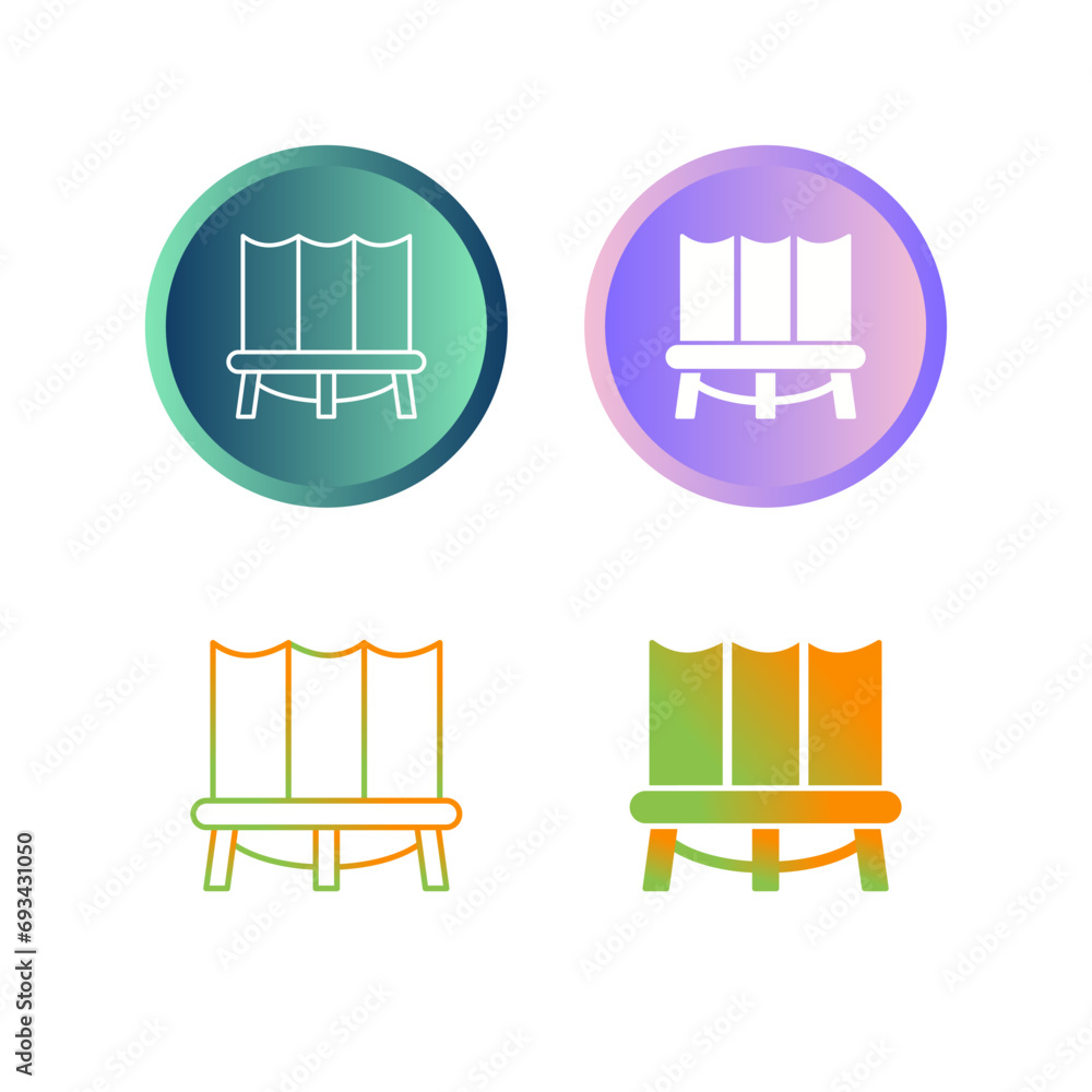 Trampoline Vector Icon Trampoline Vector Icon