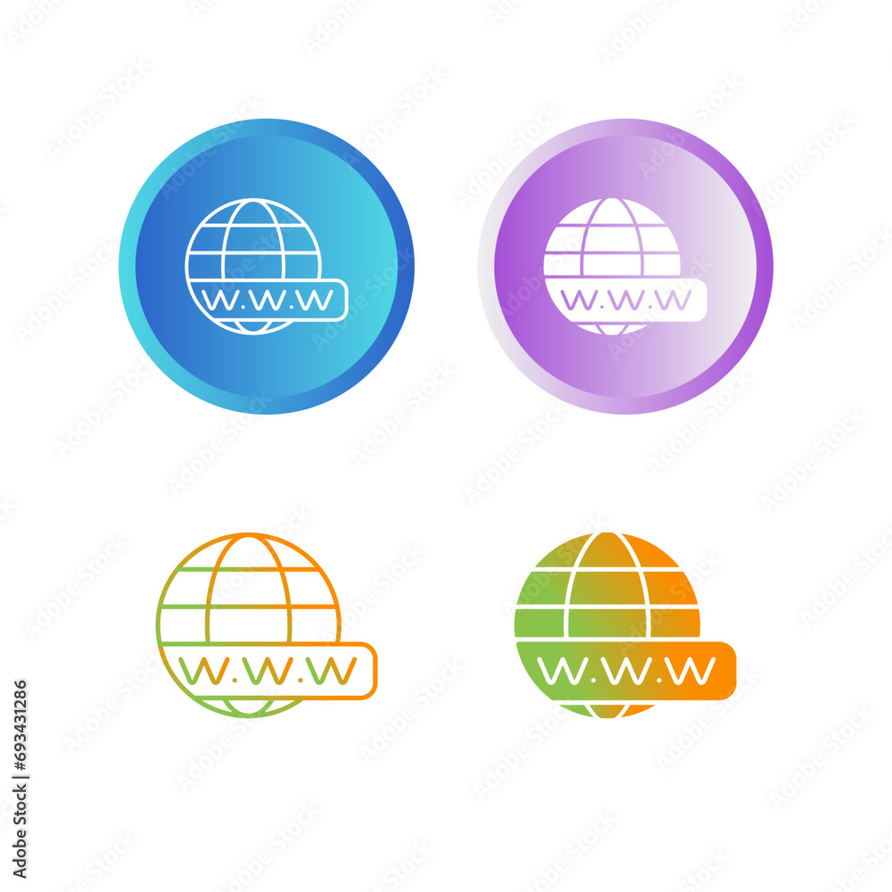Website Vector Icon Website Vector Icon