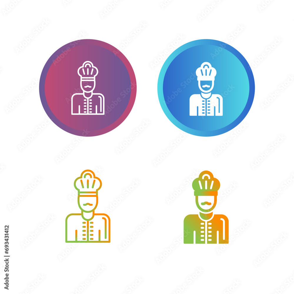 Chef Vector Icon Chef Vector Icon