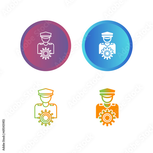 Captain Vector Icon