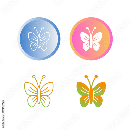 Butterfly Vector Icon