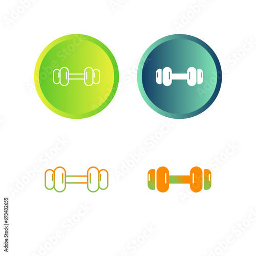 Dumbbells Vector Icon