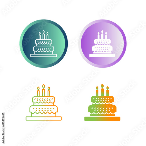 Cake Vector Icon