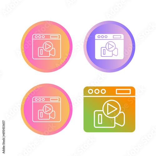 Vlog Vector Icon