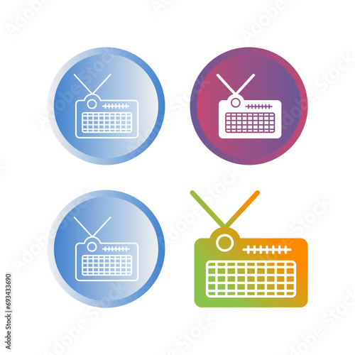Radio Vector Icon