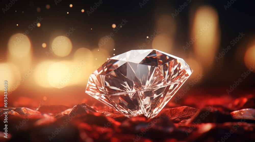 luxury gift a diamond shine with lights, ai luxury gift a diamond shine with lights, ai