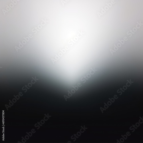 Glowing white black grainy gradient background © Celina