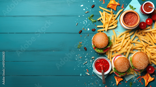  juicy burgers and crispy fries