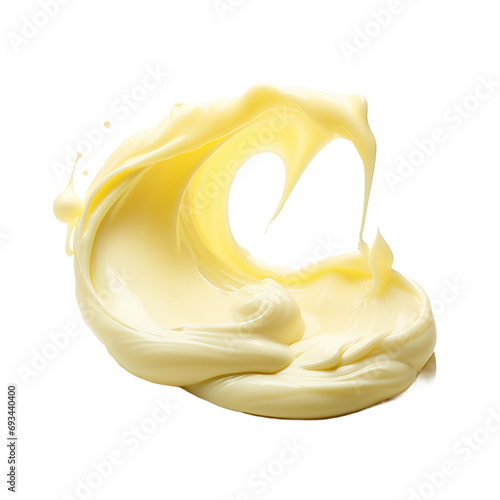 Butter Burst Isolation on a transparent background