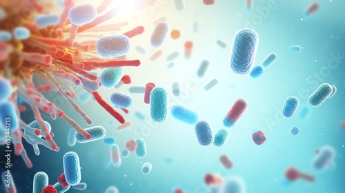 a close up of bacteria © Sergiu