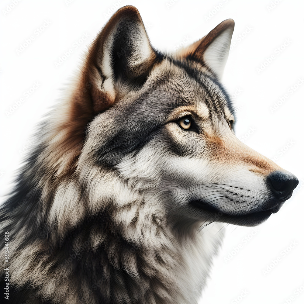Fototapeta premium Wolf, 狼, Lobo, ذئب, Волк, Loup, オオカミ, भेड़िया. Canis lupus. 