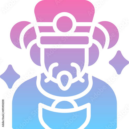 God of wealth icon
