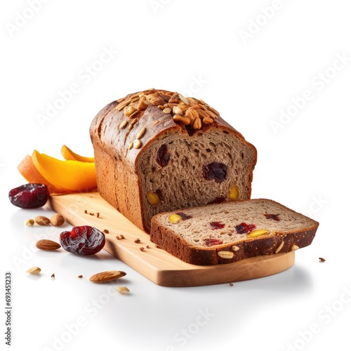 Rye Bread with Dried Fruits and Nuts photo