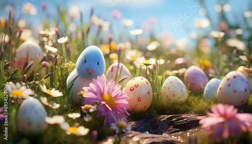 background for easter card