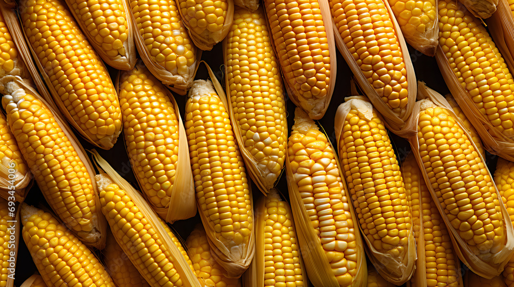 Full Frame of Corn, Capturing the Beauty of Ripening Grains in Abundance. Full Frame of Corn, Capturing the Beauty of Ripening Grains in Abundance.
