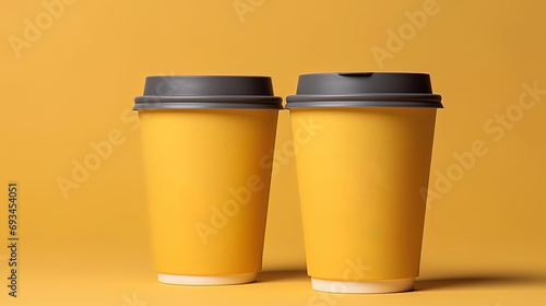 Creative and Customizable Paper Coffee Cup Mockup for showcasing Brand Identity