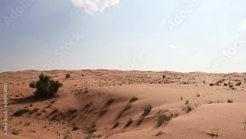 4K Quality Panoramic View of Sharjah Desert photo