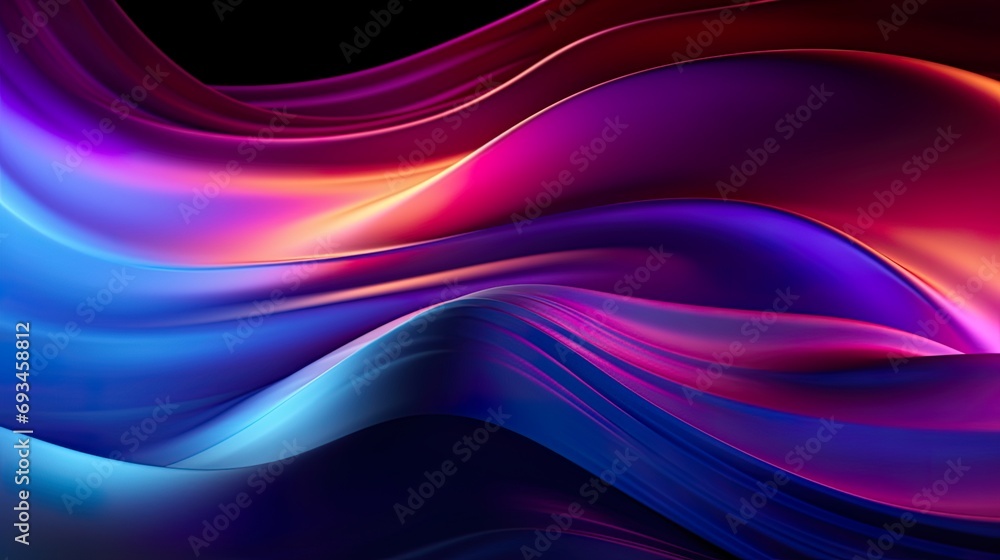 Abstract neon wave shape glowing in ultraviolet spectrum purple Futuristic background Abstract neon wave shape glowing in ultraviolet spectrum purple Futuristic background